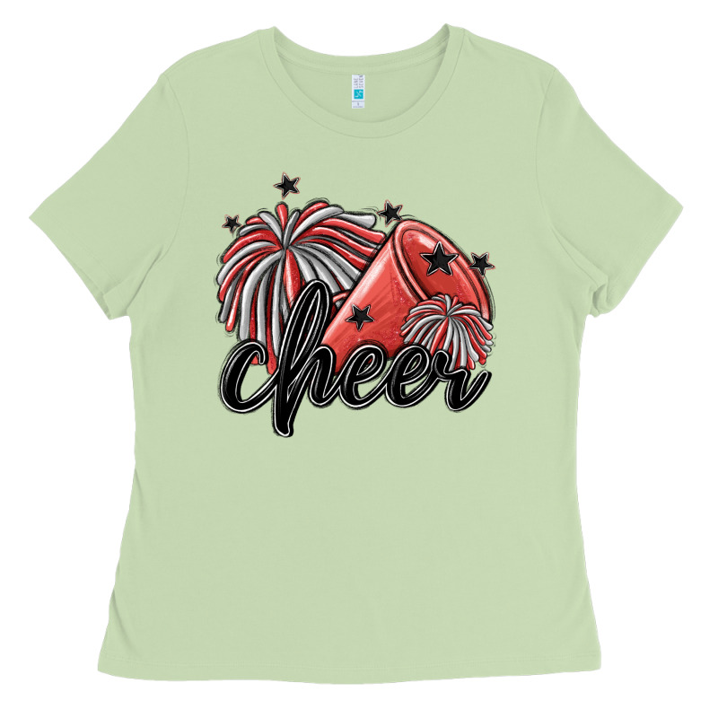 Cheer Ladies Tee by MaliasSmallBusiness | Teevron