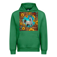 Emerald arabian horse Urban Hoodie - LillyAllenDesigns