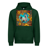 Foreset Green arabian horse Urban Hoodie - LillyAllenDesigns