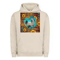 Pigment French Oak arabian horse Urban Hoodie - LillyAllenDesigns