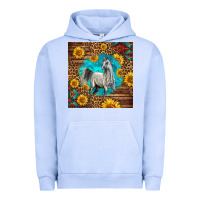 Pigment Grape Ice arabian horse Urban Hoodie - LillyAllenDesigns