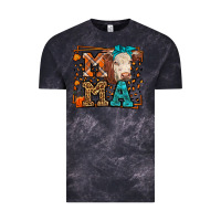 Cloud Black Western Fall Cow Mama Vintage Tee - LillyAllenDesigns
