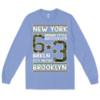 Colony Blue Newyork Brooklyn Long Sleeve Tee - Bettercallsaul