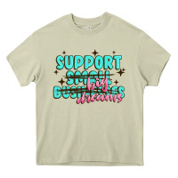Mossy support small businesses big dreams Heavy Core Tee - MaliasSmallBusiness