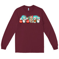 Burgundy baseball coffee cups libbey glass Long Sleeve Tee - Jasminsmagicworld
