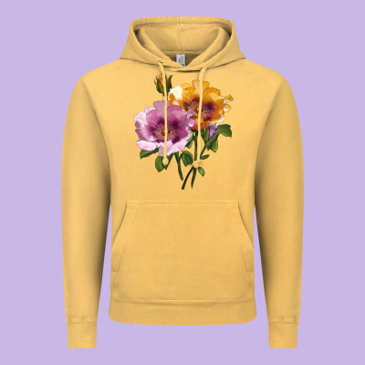 In Your Eyes Rose Vintage Hoodie Designed By Lillyallendesigns