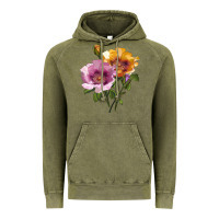 Vintage Olive In Your Eyes Rose Vintage Hoodie - LillyAllenDesigns