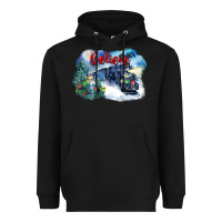 Black believe polar express Heavyweight Hoodie - FaDigitalArtStudio