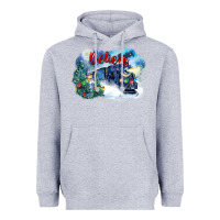 Heather Grey believe polar express Heavyweight Hoodie - FaDigitalArtStudio