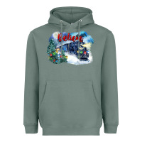 Sage believe polar express Heavyweight Hoodie - FaDigitalArtStudio