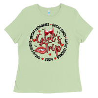 Matcha girl's trip Ladies Tee - MaliasSmallBusiness