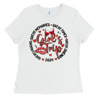 White girl's trip Ladies Tee - MaliasSmallBusiness