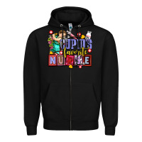 Black cupids favorite nurse olivia Zipper Hoodie - OliviaCreatesArt