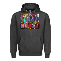 Charcoal Heather cupids favorite nurse olivia Zipper Hoodie - OliviaCreatesArt