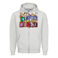 Dove Grey cupids favorite nurse olivia Zipper Hoodie - OliviaCreatesArt