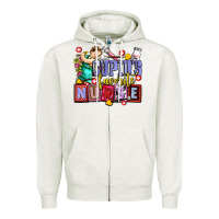 Oatmeal Heather cupids favorite nurse olivia Zipper Hoodie - OliviaCreatesArt
