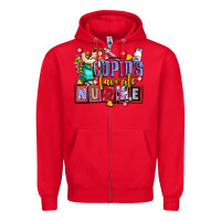 Red cupids favorite nurse olivia Zipper Hoodie - OliviaCreatesArt