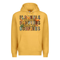 Mustard flannels hayrides pumpkins  bonfires Premium Hoodie - FaDigitalArtStudio