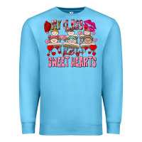 Ocean Blue Valentine's Day My Class Is Full Of Sweet Hearts Premium Sweatshirt - FaDigitalArtStudio