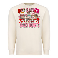 Sandshell Valentine's Day My Class Is Full Of Sweet Hearts Premium Sweatshirt - FaDigitalArtStudio