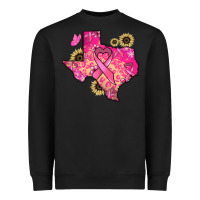 Black Texas map Cancer Heavyweight Sweatshirt - HowdyJamesFarm