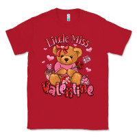 Red little miss valentine teddy bear Classic Tee - LillyAllenDesigns