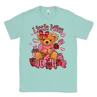 Seafoam little miss valentine teddy bear Classic Tee - LillyAllenDesigns