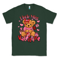 Sports Green little miss valentine teddy bear Classic Tee - LillyAllenDesigns