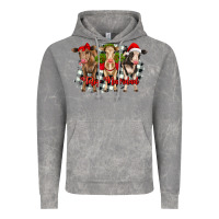 Cloud Rock feliz navidad heifers front view Vintage Hoodie - RanaPortraitStore