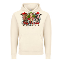 Vintage Artic feliz navidad heifers front view Vintage Hoodie - RanaPortraitStore