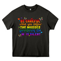 Asphalt be careful when you follow the masses sometimes th Heavy Core Tee - MaliasSmallBusiness