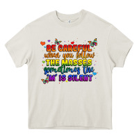 Cream be careful when you follow the masses sometimes th Heavy Core Tee - MaliasSmallBusiness