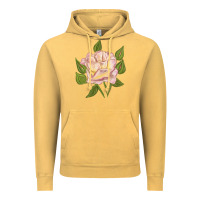 Vintage Mustard Life's Little Pleasures Rose Vintage Hoodie - LillyAllenDesigns