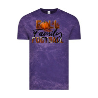 Cloud Purple Fall Family Football Vintage Tee - LillyAllenDesigns