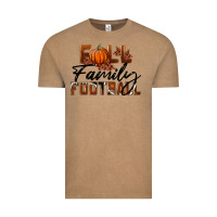 Vintage Coffee Fall Family Football Vintage Tee - LillyAllenDesigns