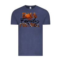 Vintage Denim Fall Family Football Vintage Tee - LillyAllenDesigns