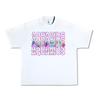 White aquarius Urban Heavy Tee - Artiststas