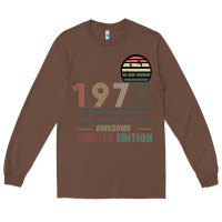 Chestnut Vintage 1970 Limited Edition 50 Years Of Being Awe Long Sleeve Tee - Bettercallsaul