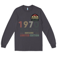Smoke Vintage 1970 Limited Edition 50 Years Of Being Awe Long Sleeve Tee - Bettercallsaul