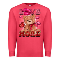 Cardinal love more with toy bear Premium Sweatshirt - FaDigitalArtStudio