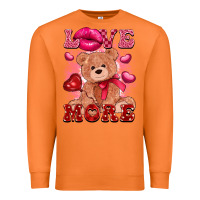 Carrot love more with toy bear Premium Sweatshirt - FaDigitalArtStudio
