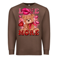 Chestnut love more with toy bear Premium Sweatshirt - FaDigitalArtStudio