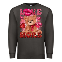 Smoke love more with toy bear Premium Sweatshirt - FaDigitalArtStudio