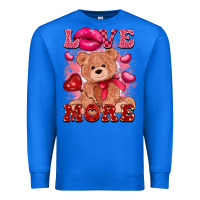 True Royal love more with toy bear Premium Sweatshirt - FaDigitalArtStudio
