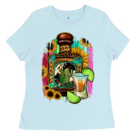 Baby Blue tequila and lime Ladies Tee - Jasminsmagicworld