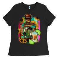 Black tequila and lime Ladies Tee - Jasminsmagicworld