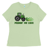 Matcha pushin' my luck Ladies Tee - MaliasSmallBusiness