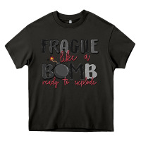 Asphalt fragile like a bomb ready to explode Heavy Core Tee - MaliasSmallBusiness