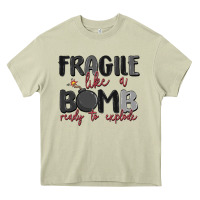 Mossy fragile like a bomb ready to explode Heavy Core Tee - MaliasSmallBusiness