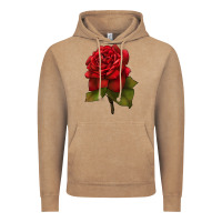 Vintage Coffee Oklahoma Rose Illustrations Vintage Hoodie - LillyAllenDesigns